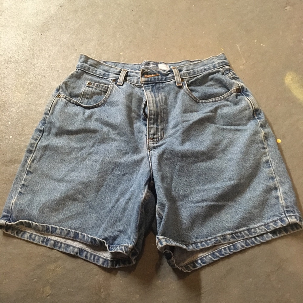 Vintage Light Wash Jean Shorts